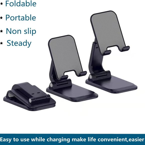 Cell Phone Stand for Desk, Desktop Cell Phone Holder, Mobile Phone Dock Holder - Picture 2 of 5